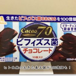 森永カカオ70ビフィズス菌チョコ